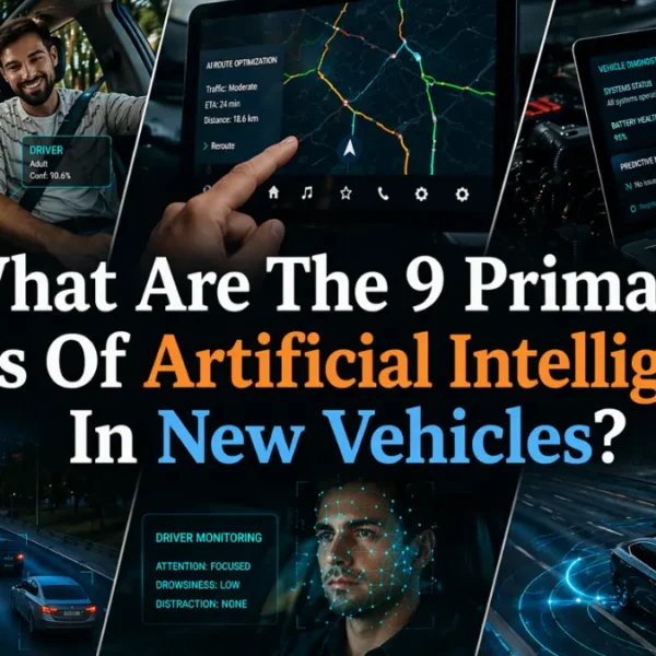 What Are The 9 Primary Uses Of Artificial Intelligence In New Vehicles