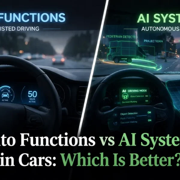 What is the difference between Automatic Functions vs AI Systems in Cars